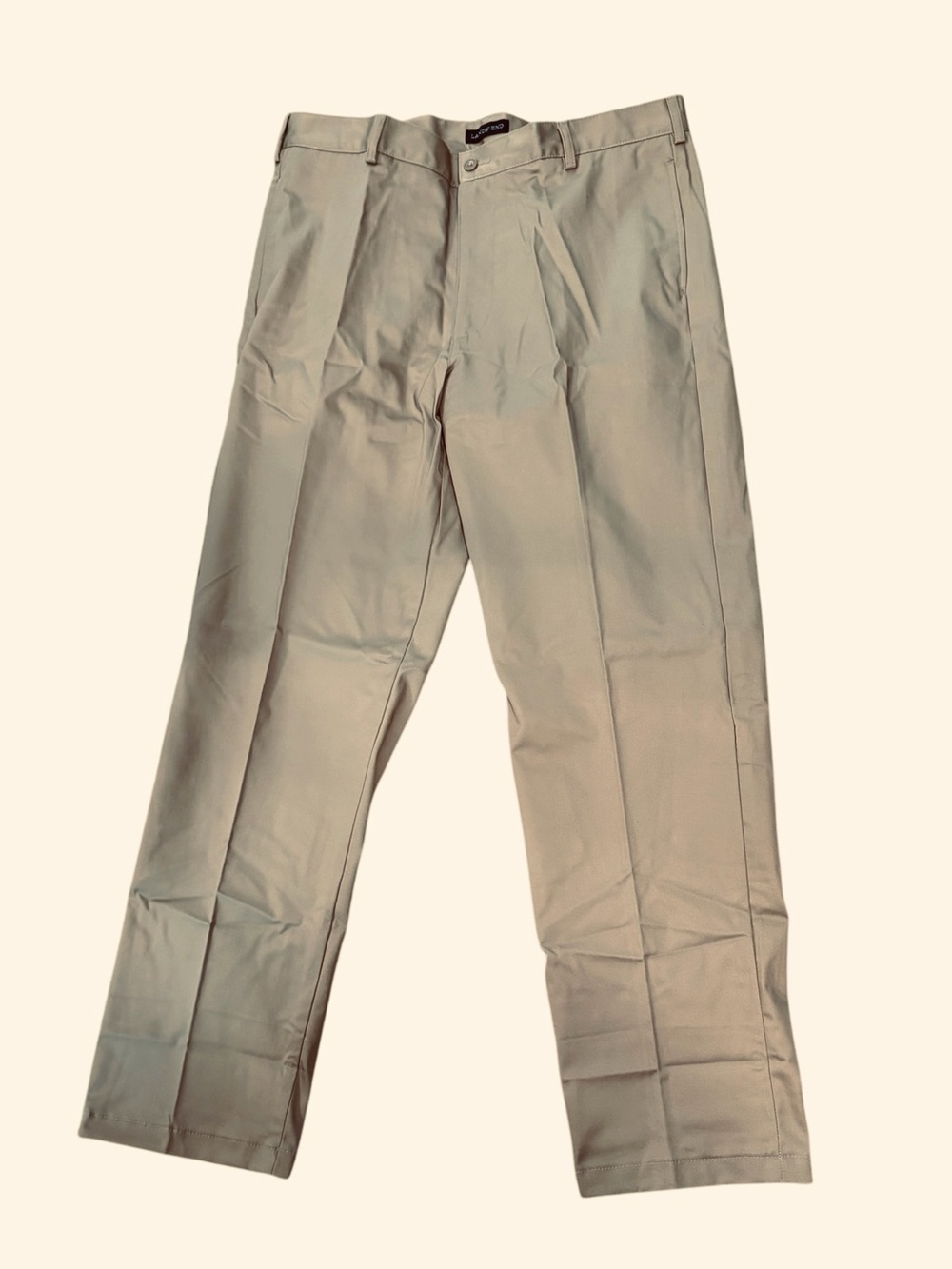 Lands' End Men's Khakis Chinos in  Tan new in package size 36